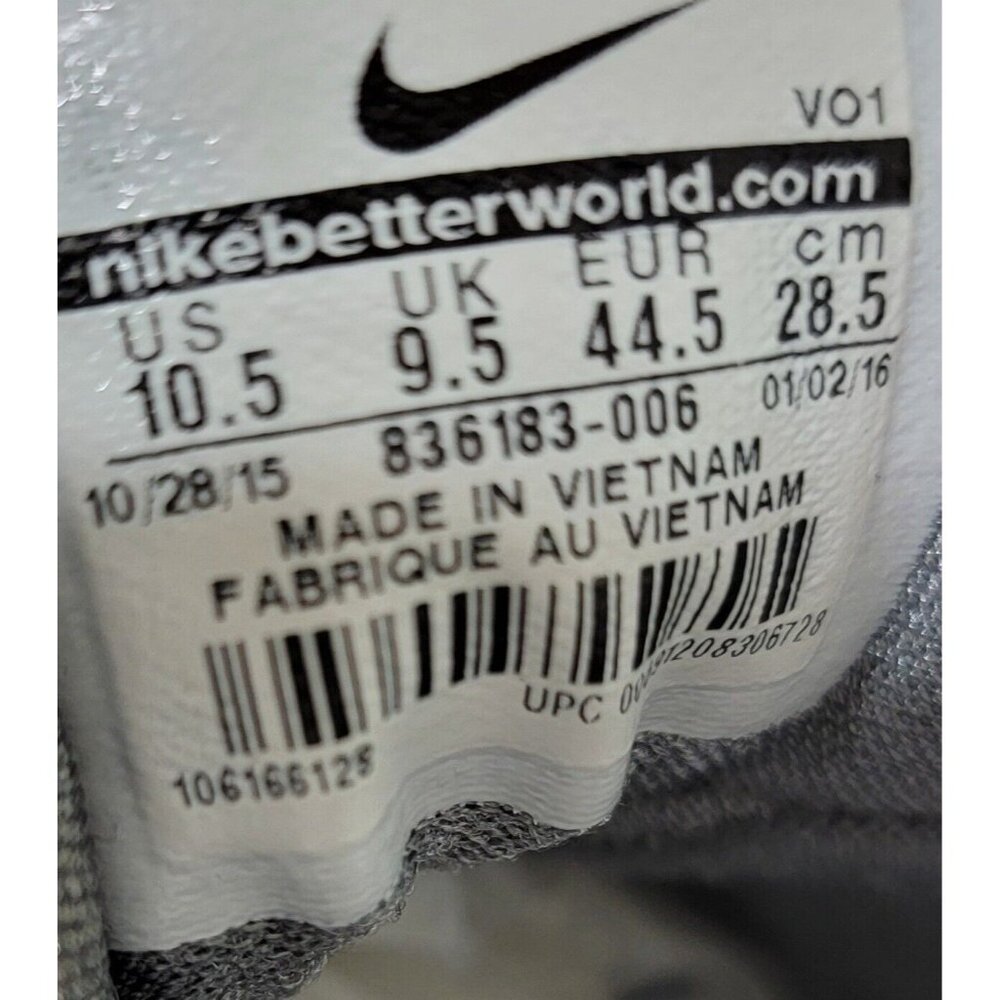 Nike Kobe 11 Xi Lower Merion Aces Men's Gray Athletic Shoes Lace Up Size 10.5 - Picture 10 of 11